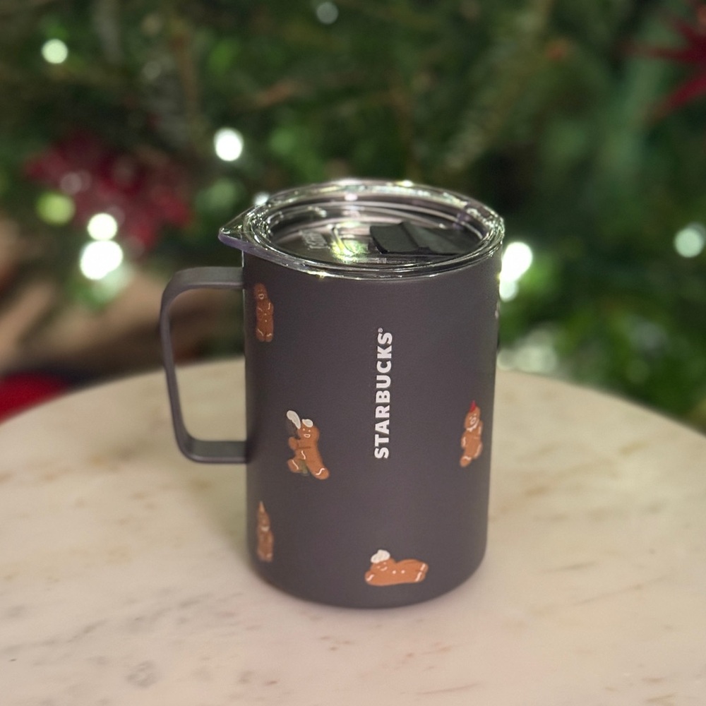 Starbucks Gingerbread Men Stainless Steel Mug